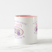 Bestes Grammy übergibt unten T - Shirt Zweifarbige Tasse (Mittel)