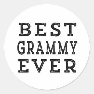 Bestes Grammy überhaupt Runder Aufkleber