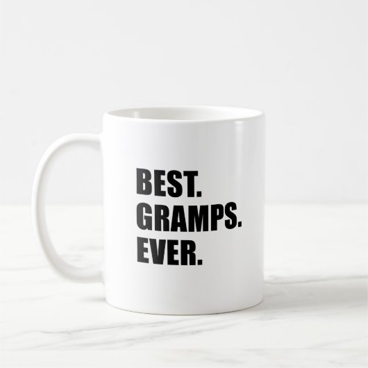 Bestes Gramps überhaupt Kaffeetasse (Links)