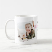 Bestes GRANDMA je 2 Foto Niedliches Geschenk Kaffeetasse (Links)