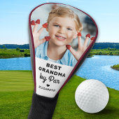 Bestes GRANDMA per Par - Einzigartiges Foto erstel Golf Headcover