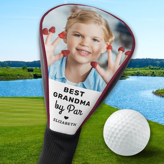 Bestes GRANDMA per Par - Einzigartiges Foto erstel Golf Headcover