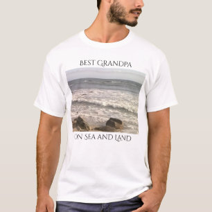 Bestes Grandpa-Foto im Atlantischen Ozean T-Shirt