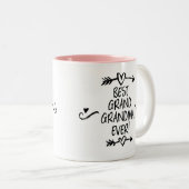 Bestes großes Oma je Zweifarbige Tasse (VorderseiteRechts)