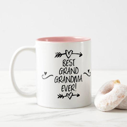 Bestes großes Oma je Zweifarbige Tasse (Mit Donut)