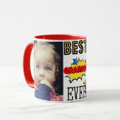 Bestes Großvater-überhaupt kundenspezifisches Foto Tasse (Vorderseite Links)