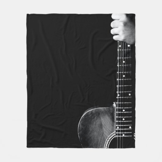 Bestes Guitarist-Geschenk Fleecedecke (Vorderseite)