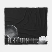 Bestes Guitarist-Geschenk Fleecedecke (Vorderseite (Horizontal))