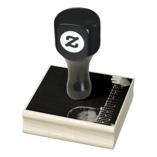 Bestes Guitarist-Geschenk Gummistempel (Stempel)
