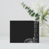 Bestes Guitarist-Geschenk Postkarte (Stehend Vorderseite)