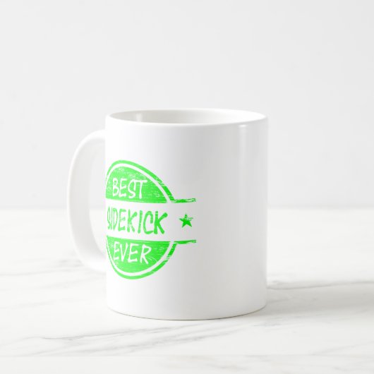 Bestes Handlanger-überhaupt Grün Kaffeetasse (Vorderseite Links)