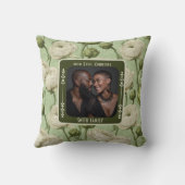 Bestes Hochzeitskissen für Familien für Partner Kissen (Rückseite)