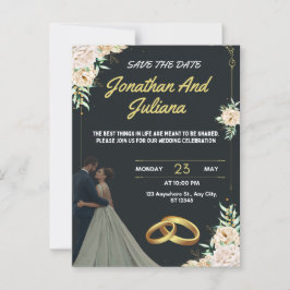 Bestes Hochzeitsmodell finden Sie hier Postkarte