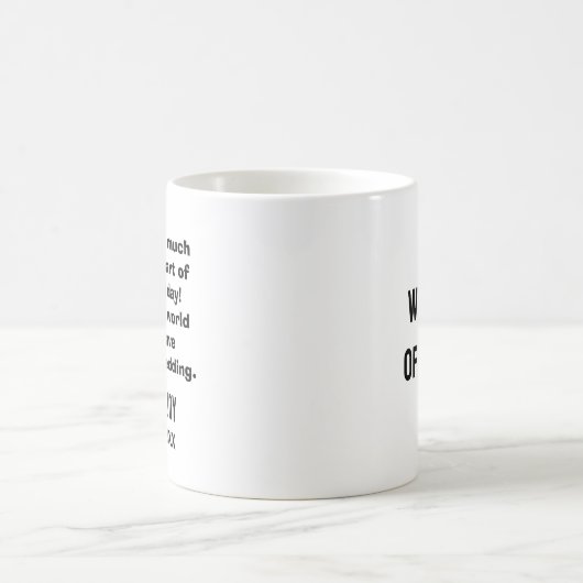Bestes Hochzeitsoffizier Ever Funny Newlywed Gesch Kaffeetasse (Mittel)