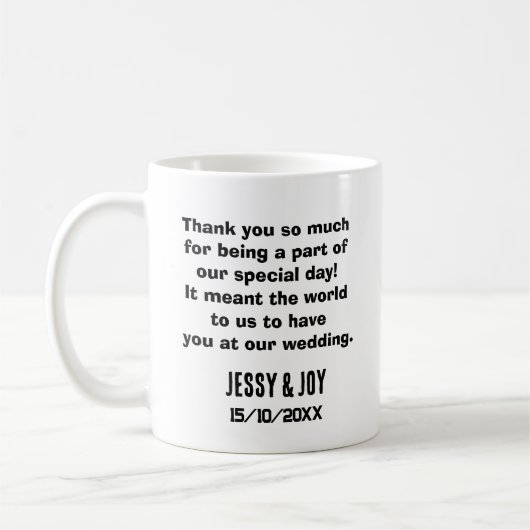 Bestes Hochzeitsoffizier Ever Funny Newlywed Gesch Kaffeetasse (Links)