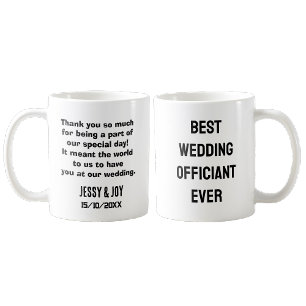Bestes Hochzeitsoffizier Ever Funny Newlywed Gesch Kaffeetasse