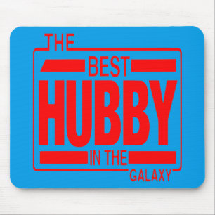 Bestes Hubby in der Galaxie Mousepad
