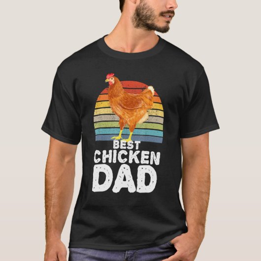 Bestes Huhn Vater Bauer Hühnchen T-Shirt (Vorderseite)