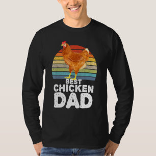 Bestes Huhn Vater Bauer Hühnchen T-Shirt