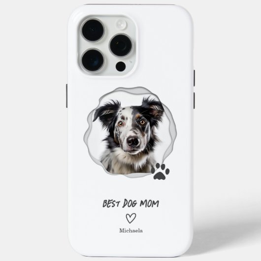 Bestes Hund-Mama-Foto Case-Mate iPhone Hülle (Rückseite)