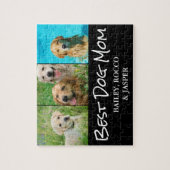 Bestes Hund-Mama-Foto Puzzle (Vertikal)
