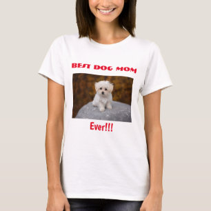 Bestes Hund-Mama-Foto T-Shirt