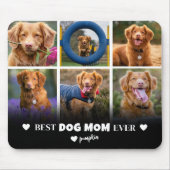 Bestes Hund-Mama-Pet-Foto Mousepad (Vorne)