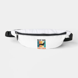 Bestes Hunde-Vater aller Zeiten Vintage-Dachshund- Bauchtasche
