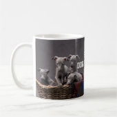 Bestes Hundegrima je benutzerdefiniertes Foto Kaffeetasse (Links)
