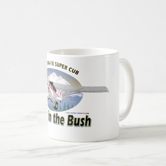 Bestes in Bush - Supercub Kaffeetasse (VorderseiteRechts)