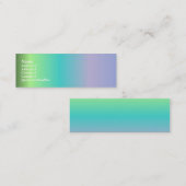 Bestes in der Show-Visitenkarte Mini Visitenkarte (Vorne/Hinten)