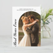 Bestes Jahr für gemütliche Weihnachtskarte Feiertagskarte (Stehend Vorderseite)