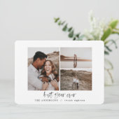 Bestes Jahr je Aquarellkarte Foto (Stehend Vorderseite)