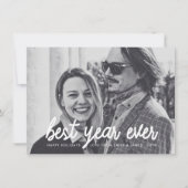 Bestes Jahr überhaupt Feiertagskarte (Vorderseite)