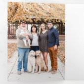 Bestes Jahr überhaupt! Foto Scrapbook Collage Dreifach Gefaltete Urlaubskarte (Innen Erste Seite)