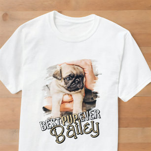 Bestes Jungtier je Modernes Cooles Grunge Hund Fot T-Shirt