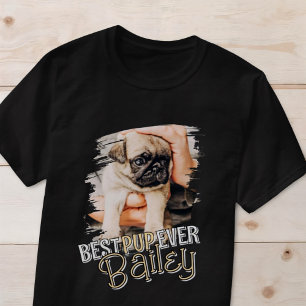 Bestes Jungtier je Modernes Cooles Grunge Hund Fot T-Shirt