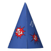 Bestes Kid Superhero Phantastisches Comic Geburtst Partyhütchen (Rückseite)