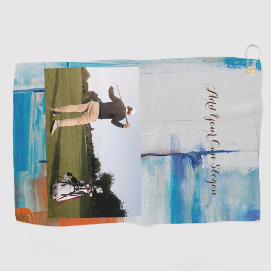 Bestes Kindergeschenk Golfhandtuch (Horizontal)