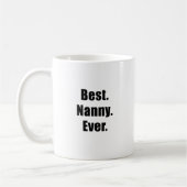 Bestes Kindermädchen überhaupt Kaffeetasse (Links)