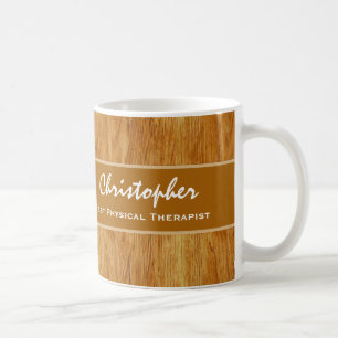 Bestes KÖRPERLICHER THERAPEUT hölzernes Kaffeetasse