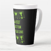 Bestes Krankenversicherungsteam Milchtasse (Rechte Ecke)