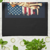 Bestes Labrador für Männer Gelbe Labrador Hunde ab Geschirrtuch (Gefaltet)