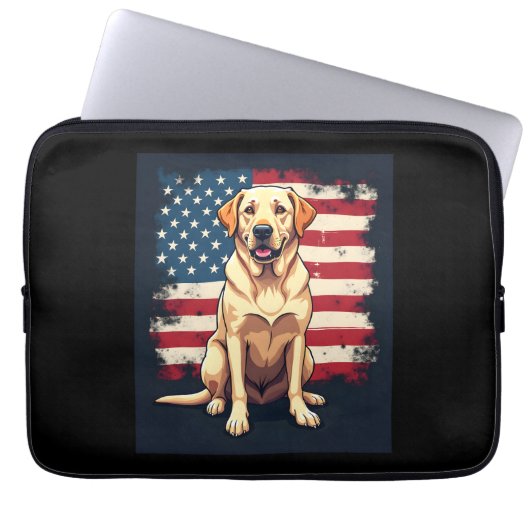 Bestes Labrador für Männer Gelbe Labrador Hunde ab Laptopschutzhülle (Vorderseite)