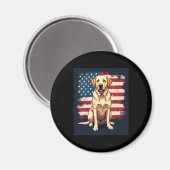 Bestes Labrador für Männer Gelbe Labrador Hunde ab Magnet (Vorderseite/Rückseite)