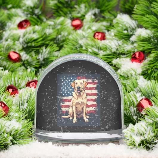 Bestes Labrador für Männer Gelbe Labrador Hunde ab Schneekugeln (Weihnachten)