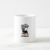 Bestes Leben mit Beauce Sheepdog Kaffeetasse (Mittel)