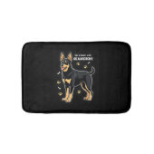 Bestes Leben mit Beauce Sheepdog Top Badematte (Vorderseite)