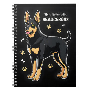 Bestes Leben mit Beauce Sheepdog Top Notizblock