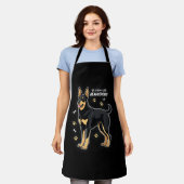 Bestes Leben mit Beauce Sheepdog Top Schürze (Getragen)